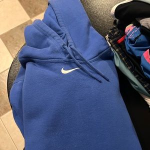 Nike blue vintage grey tag midcheck